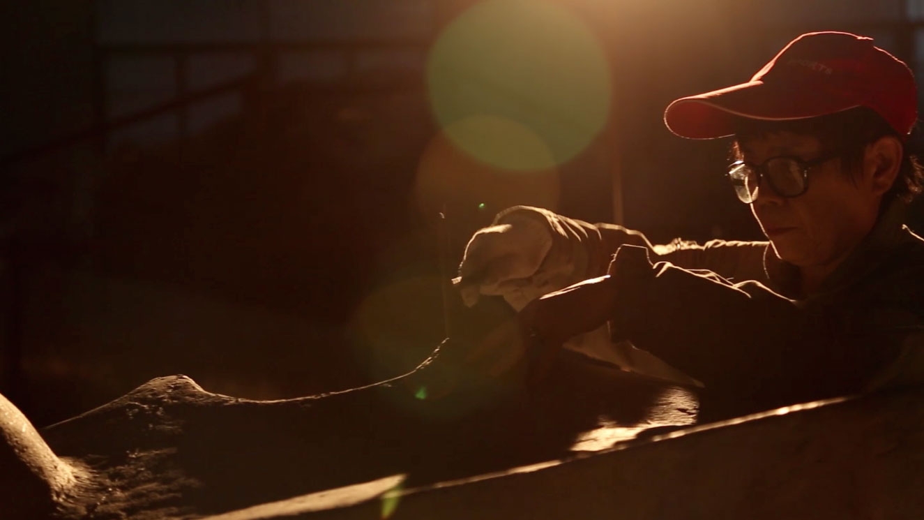 Images extraites du film de Yu CHEN "Touching point", durée 26 min, 20
